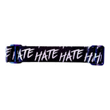 Universal Goggle Strap - HATE (Black/White)