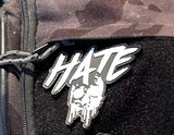 HATE SKULL DRIP - Rubber Velcro Patch