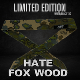 Limited Edition HATE - "FOX CAMO - White/Black Tag" - Headband