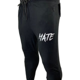 HATE Comfort Joggers - Black/White