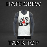 HATE CREW Tanktop White/Black/Red