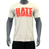 HATE RIOT T-shirt Sand/Red